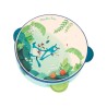 Tambourin bleu Dans la Jungle - Instrument pour enfants - Moulin Roty