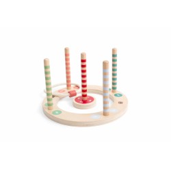 Jeu du lancer d'anneaux en bois Ring Toss - BS Toys - Ring Toss