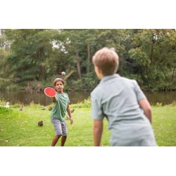 Jeu de balle avec velcro et balle souple dès 4 ans - BS Toys - Catch Game