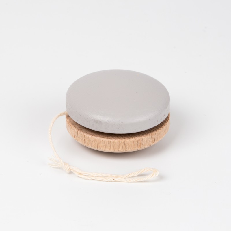 Wooden Yoyo Grau