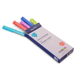 Boîte de 5 crayons pastel pour tapis en silicone - Box of 5 Pastel Markers thin tip - Super Petit