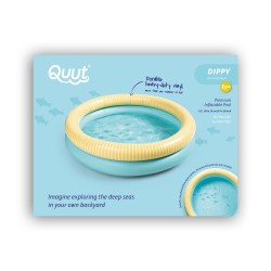 Piscine Pool Dippy Ø 120cm bleu - Quut