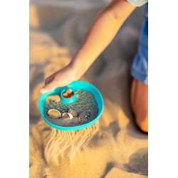 Seau à sable Bucki - Jouet de sable durable bleu - Quut