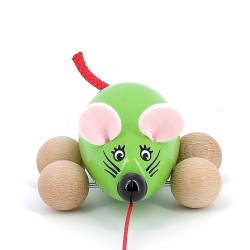 Lisa la souris verte en bois - Vilac