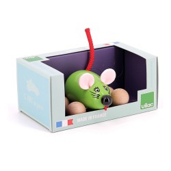 Lisa die grüne Maus zum nachziehen - Vilac