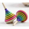 Toupie arc-en-ciel - Handmade - Mader Kreiselmanufaktur