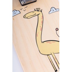 Loomi Boards Corkgrip, Giraffe - 24.75" Skateboard für Kinder