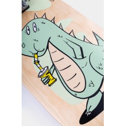 Loomi Boards Corkgrip, T-Rex - 24.75" Skateboard für Kinder