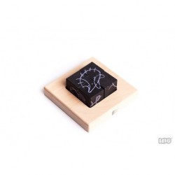 Puzzle cube animaux en bois - Bajo