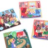 4 Puzzle Boucle d'Or Ingela P. Arrhenius en bois - Vilac