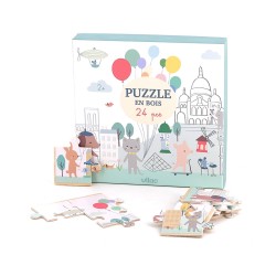 Puzzle Paris aus Holz Sarah Betz - Vilac