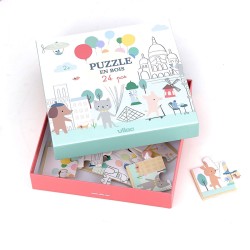 Puzzle Paris 24 pcs en bois Sarah Betz - Vilac