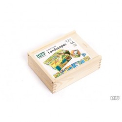 Paysage de cubes-puzzle en bois durable - Bajo