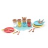 Set de vaisselle de poupée en bois pour les enfants à partir de 3 ans - Vilac
