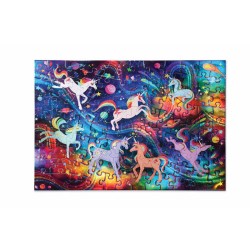 Holografisches Puzzle Einhorn - 100 Teile - Crocodile Creek