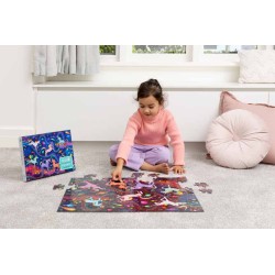 Holografisches Puzzle Einhorn - 100 Teile - Crocodile Creek