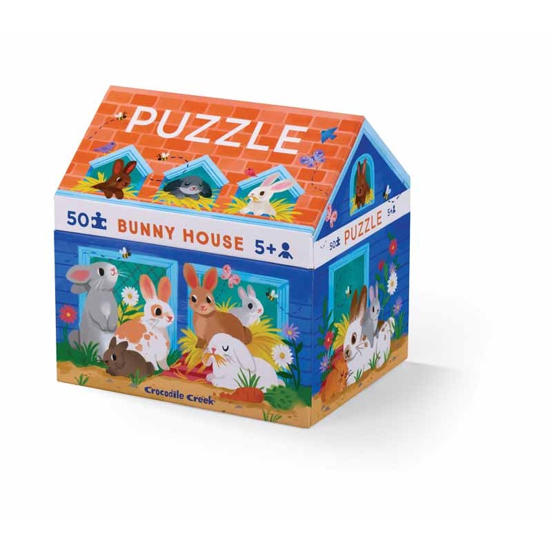 Puzzle Lapin 50 pièces dès 5 ans - Crocodile Creek