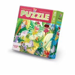 Puzzle Foil Amis magiques 60 pièces - Crocodile Creek