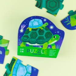 12 pc Mini Puzzle Schildkröten - Crocodile Creek