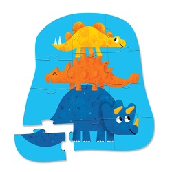Crocodile Creek - 12 Teile - Puzzle Dino