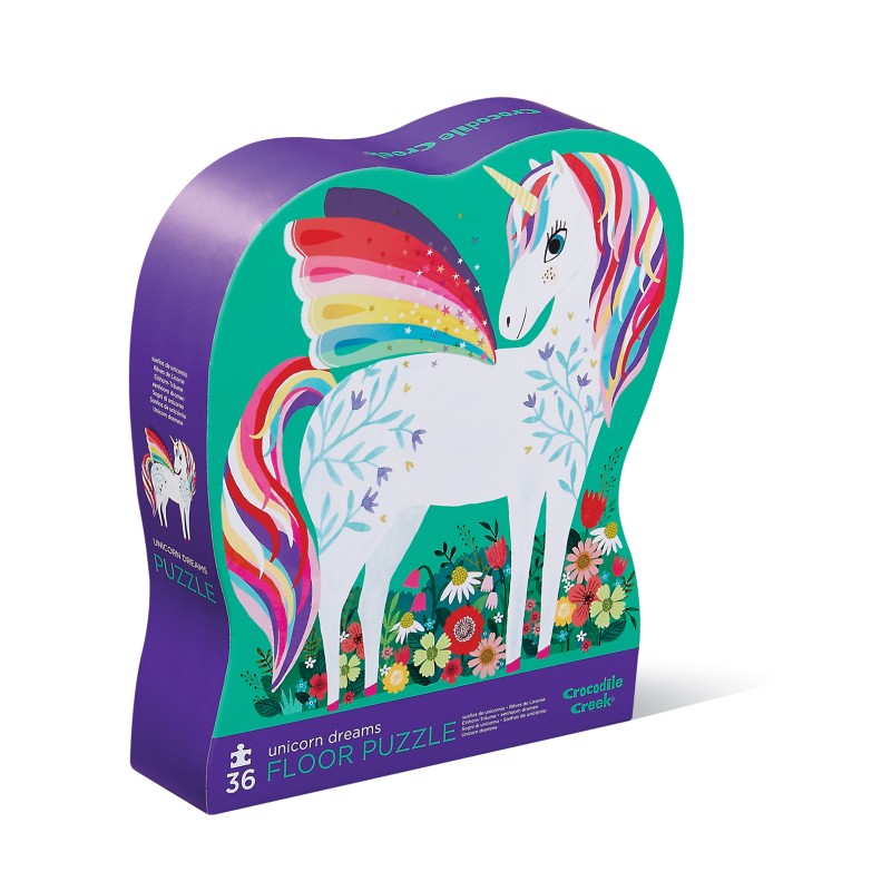 36 pc Shaped Puzzle Unicorn Dreams