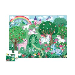 36 pc Shaped Puzzle Unicorn Dreams