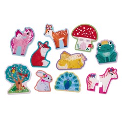 2 pc Let's Begin Puzzle Einhorn - für die Kleinsten - Crocodile Creek