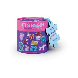 2 pc Let's Begin Puzzle Licorne - Crocodile Creek