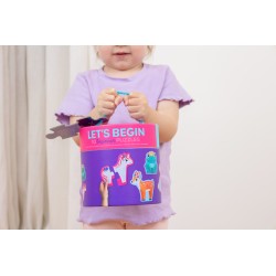 2 pc Let's Begin Puzzle Licorne - Crocodile Creek