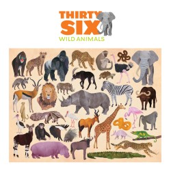 Puzzle Wildtiere - 100 Teile - Crocodile Creek