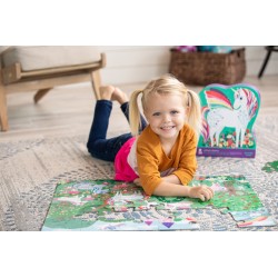 36 pc Shaped Puzzle Unicorn Dreams