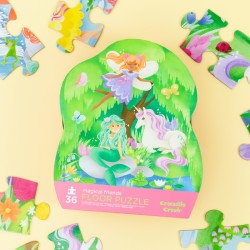 Shaped Puzzle Magische Freunde - 36 Teile - Crocodile Creek