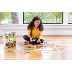 Dessus & Dessous Puzzle Forêt - 48 pièces  - Crocodile Creek