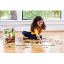 48 pcs Above & Below Puzzle Backyard - Crocodile Creek