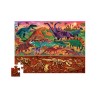 48 pcs Above & Below Puzzle Dinosaur World