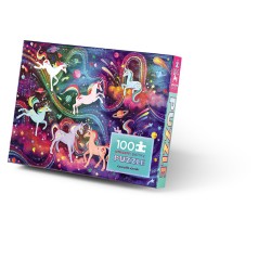 Holografisches Puzzle Einhorn - 100 Teile - Crocodile Creek