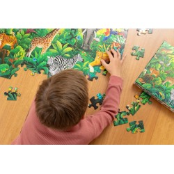 Holografisches Puzzle Dschungel - 100 Teile - Crocodile Creek