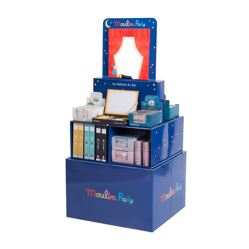 Display de vente Histoires du soir - Moulin Roty