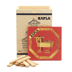 KAPLA® boîte 280 avec livre rouge - Jeu de construction - l'original