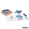 KAPLA®  Buch und Farben blau - Baukasten - das Original