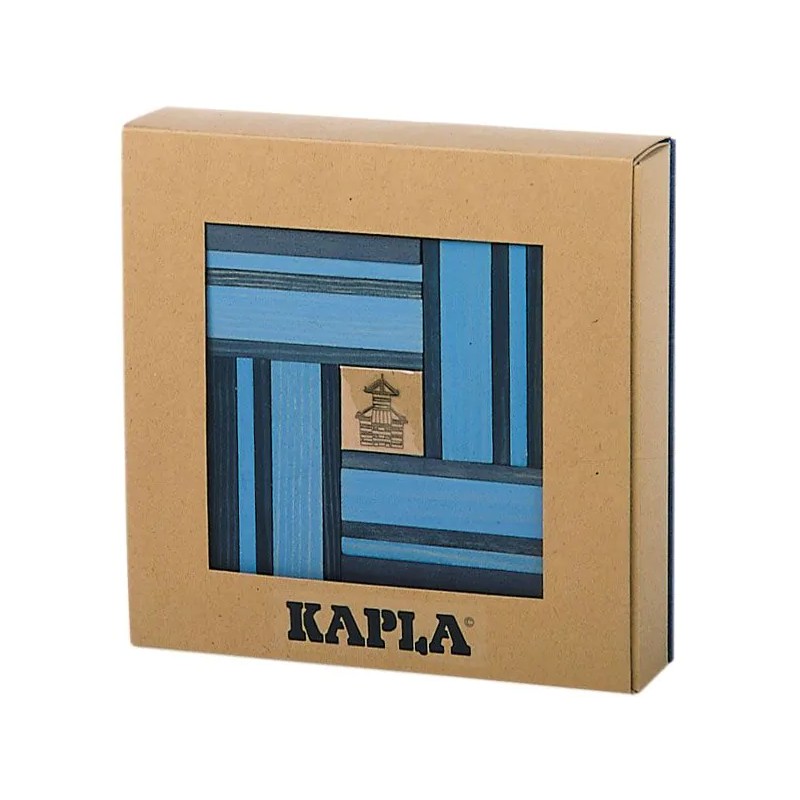 KAPLA® Buch und Farben blau - Baukasten - das Original KAPLA® Buch und Farben blau - Baukasten - das Original