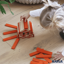 KAPLA® 40er Quadrat orange - Baukasten - das Original