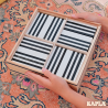 KAPLA® 100er Coffret noir & blanc - jeu de construction - l'original