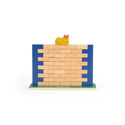 Mur vacillant en bois pour enfants Les Toupitis - Moulin Roty