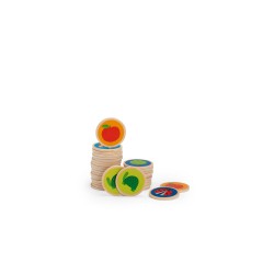 Memory Spiel Garten aus Holz für Kinder ab 2 Jahren - Les Popipop - Moulin Roty