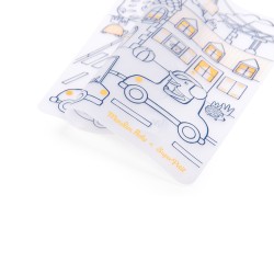 Set en silicone à colorier + 5 feutres - Les Toupitis - Moulin Roty