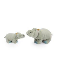 Petit hippopotame en peluche - Tout autour du monde - Moulin Roty
