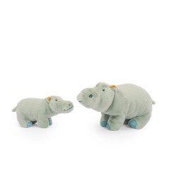 Grand hippopotame en peluche - Tout autour du monde - Moulin Roty