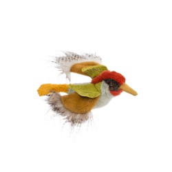 Buntspecht Vogel aus Plüsch - Tout autour du monde - Moulin Roty