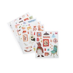 Malbuch mit Sticker - les Minouchkas - Moulin Roty